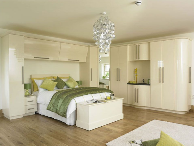 Fitted Bedroom Fitted Wardrobes - Capital Bedrooms White Green